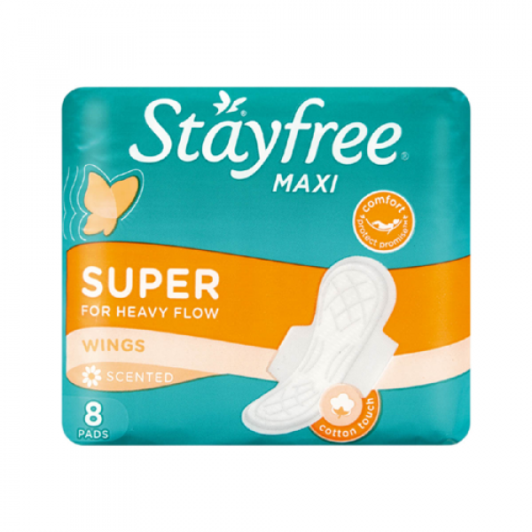 Stayfree Maxi Super Wing Scented 8S