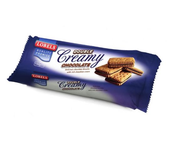 Lobels Double Creamy Chocolate Biscuits 150G