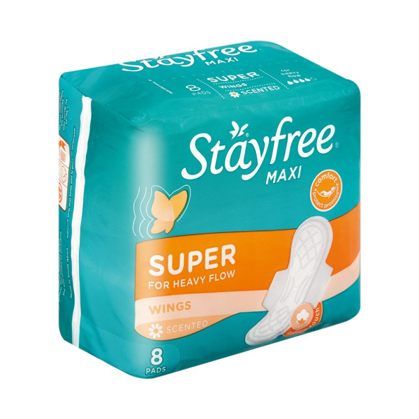 Stayfree Maxi Thick Scented Wings 8S