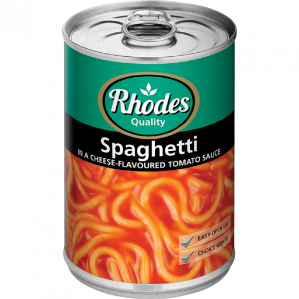 Rhodes Spaghetti In Tomato Sauce 410G