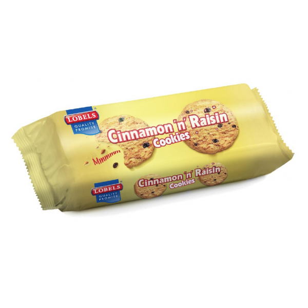 Lobels Cinnamon & Raising Cookies 150G