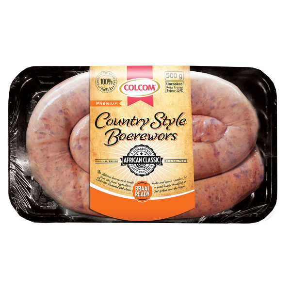 Colcom Country Style Boerewors 500G