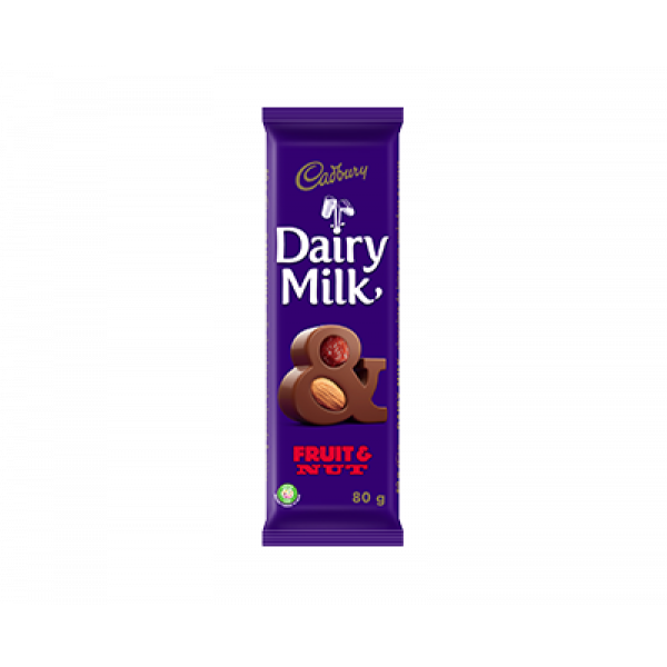 Cadbury Dairy Fruit & Nut Chocolate 80G