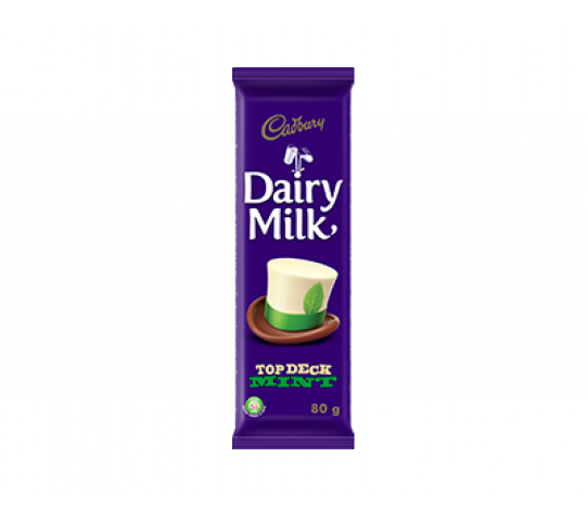 Cadbury Dairy Top Deck & Mint Chocolate 80G