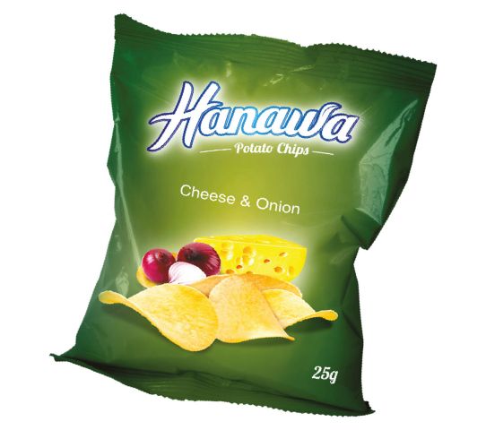 Hanawa Potato Chips Cheese & Onion 100G