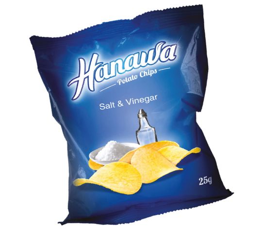 Hanawa Potato Chips Salt & Vinegar 100G