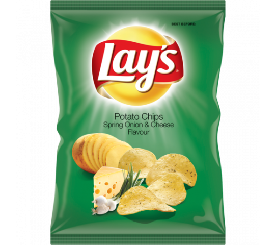 Lays Potato Chips Spring Onion & Cheese 105G