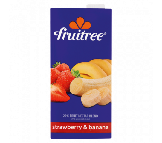 Fruitree Juice Strawberry & Banana 1L