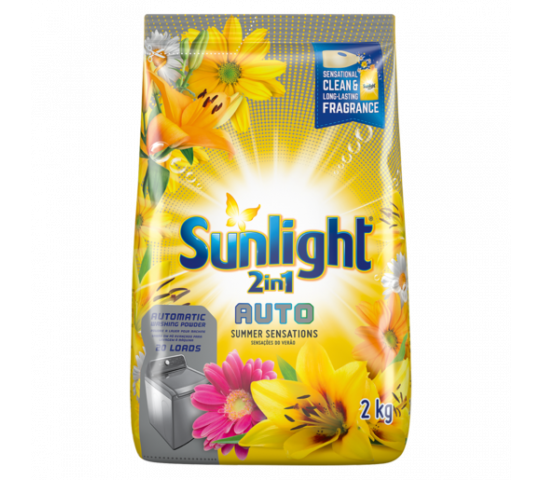 Sunlight Washing Powder 2 In 1 Auto Summer 2KG
