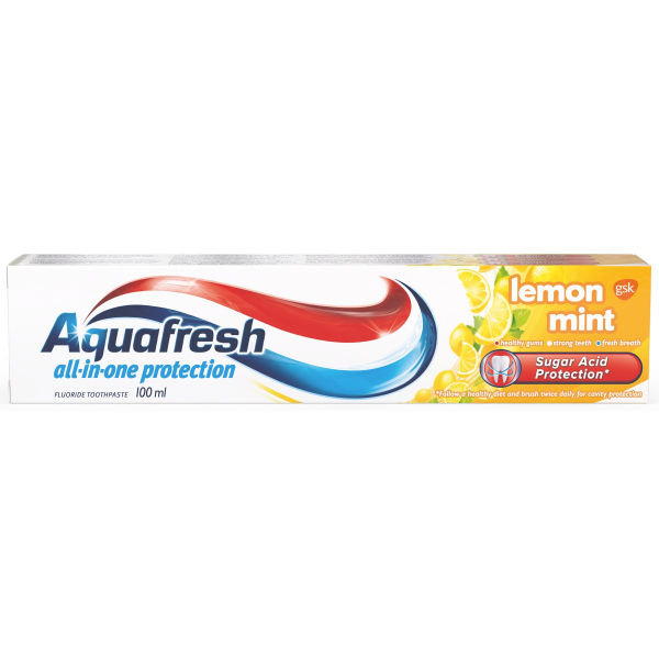 Aquafresh Toothpaste Lemon Mint 100ML