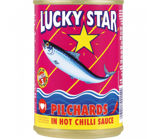 Lucky Star Pilchards In Hot Chilli 155G