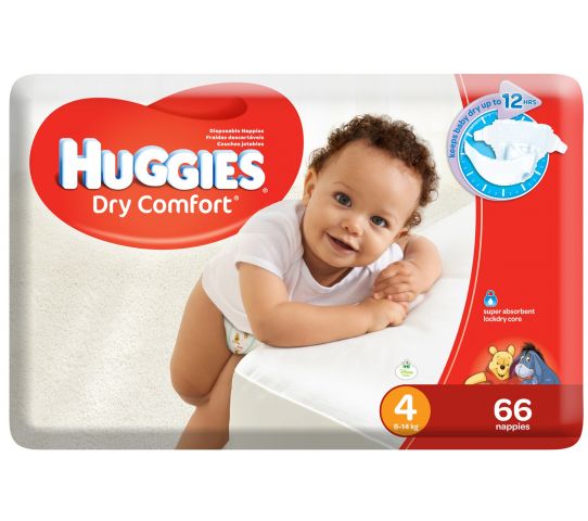 Huggies Dry Comfort 66S 8 14Kg
