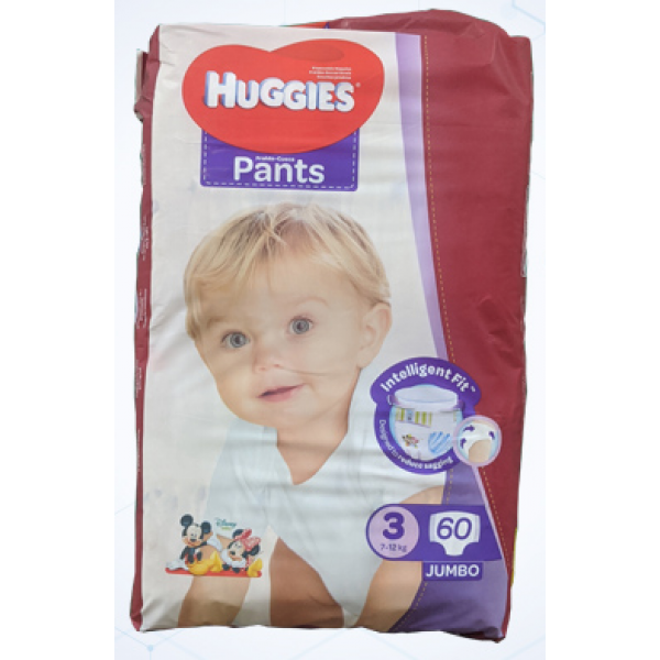 Huggies Pants Jumbo 7 12Kg 60S