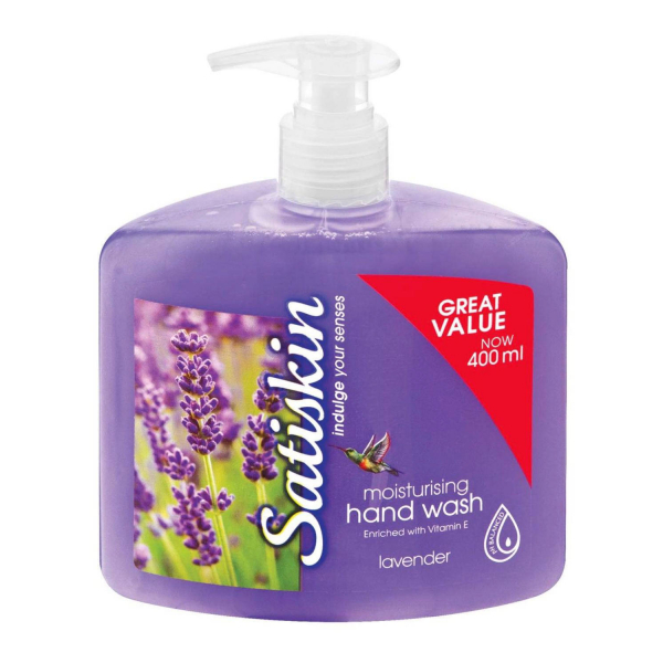 Satiskin Hand Wash Lavender 400Ml