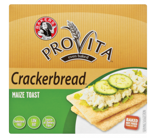 Bakers Crackerbread Maize Toast 125G