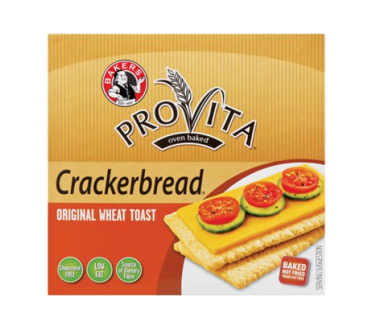 Bakers Crackerbread Wheat Toast 125G