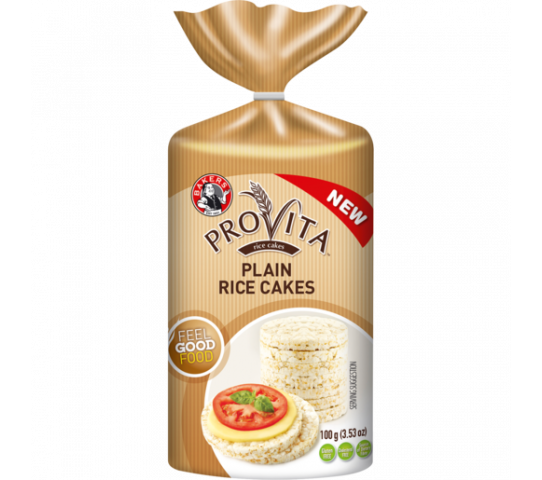 Bakers Provita Plain Rice Cakes 100G
