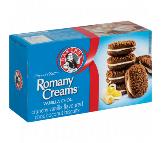 Bakers Romany Creams Vanilla Biscuits 200G