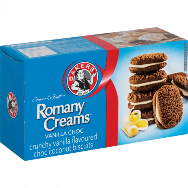 Bakers Romany Creams Vanilla Biscuits 200G