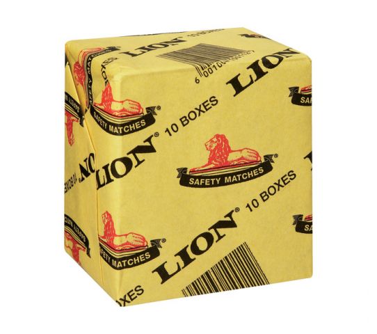 Lion Matches Carton 10S