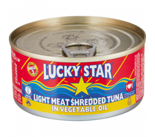 Lucky Star Light Meat Shredded Tuna In Vegetable Oil 170G