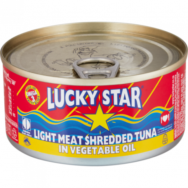 Lucky Star Light Meat Shredded Tuna In Vegetable Oil 170G