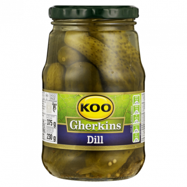 Koo Dill Gherkins 375G