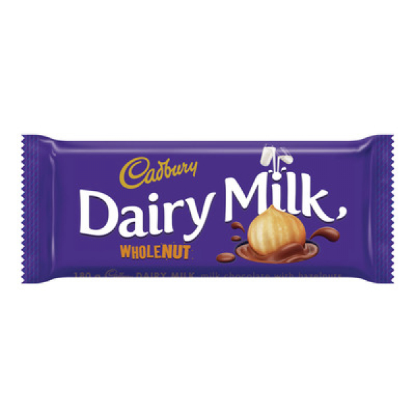 Cadbury Dairy Milk Wholenut Chocolate 150G