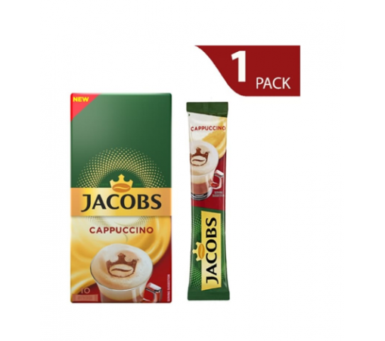 Jacobs Cappuccino Reduced Sugar 186G