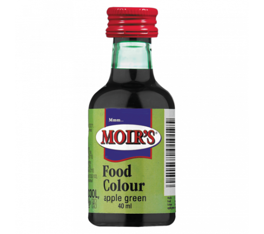 Moirs Food Colour Apple Green 40Ml