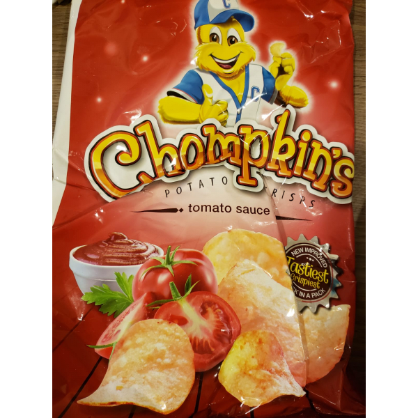 Chompkins Potato Crisps Tomato Sauce 100G