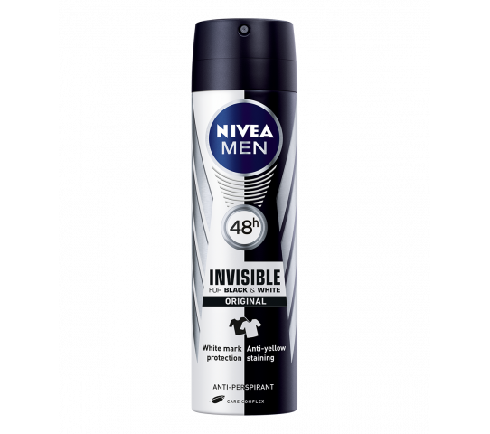 Nivea Deo For Men Invinsible For Black And White 150Ml