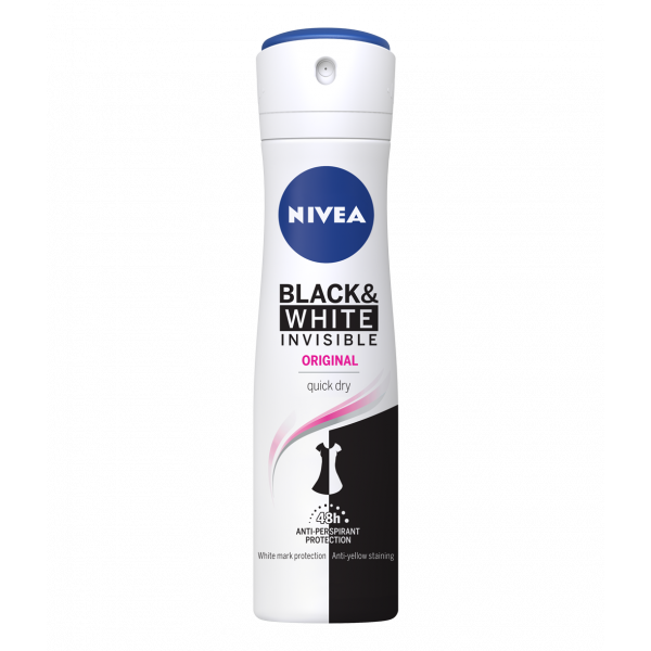 Nivea Deo Invisible Black & White Female Orginal 150Ml