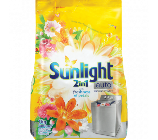 Sunlight Washing Powder Auto Summer 2In1 1Kg
