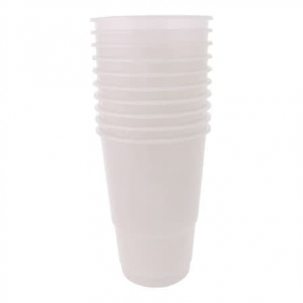 Lucci Plastic Cup 10x350Ml