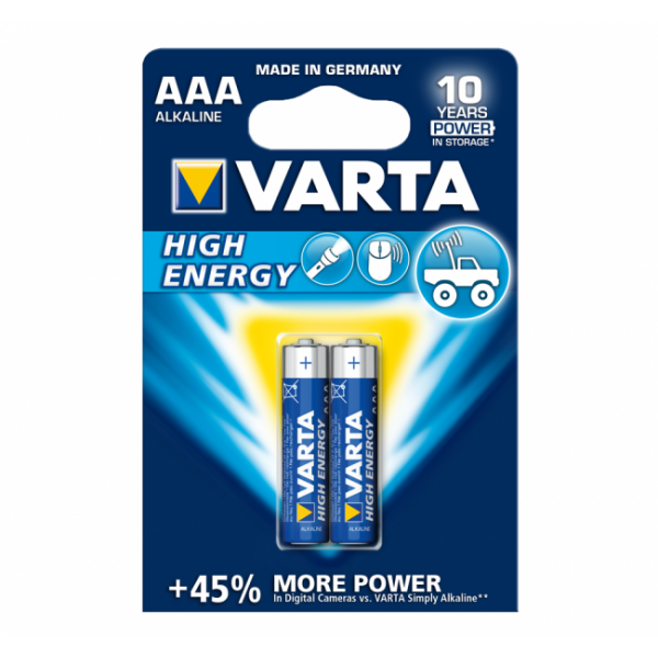 Varta High Energy Aaa 2Pk