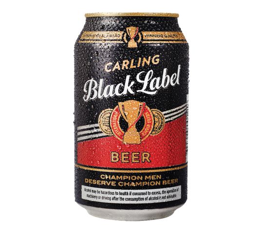 Carling Black Label Beer Can 330Ml