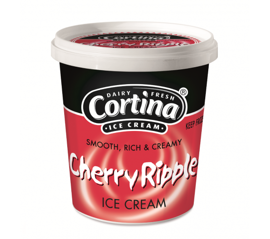 Cortina Ice Cream Cherry Ripple 125Ml