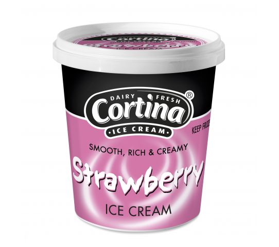 Cortina Ice Cream Strawberry 1Ltr