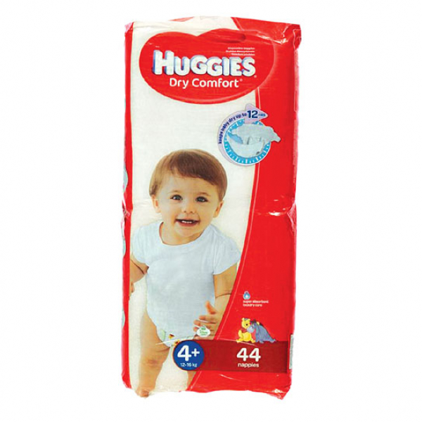 Huggies Dry Comfort Size 4+ 12 16KG