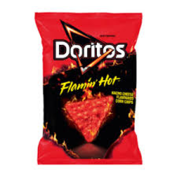 Doritos Flamin Hot Cheese Flvrd Corn Chips 150G