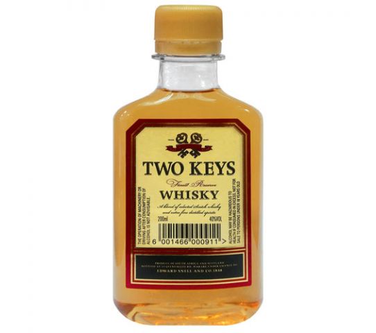 Two Keys Whisky Pet 200Ml