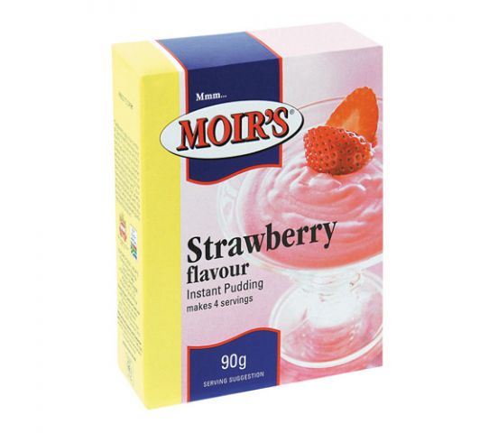 Moirs Instant Pudding Strawberry 90G