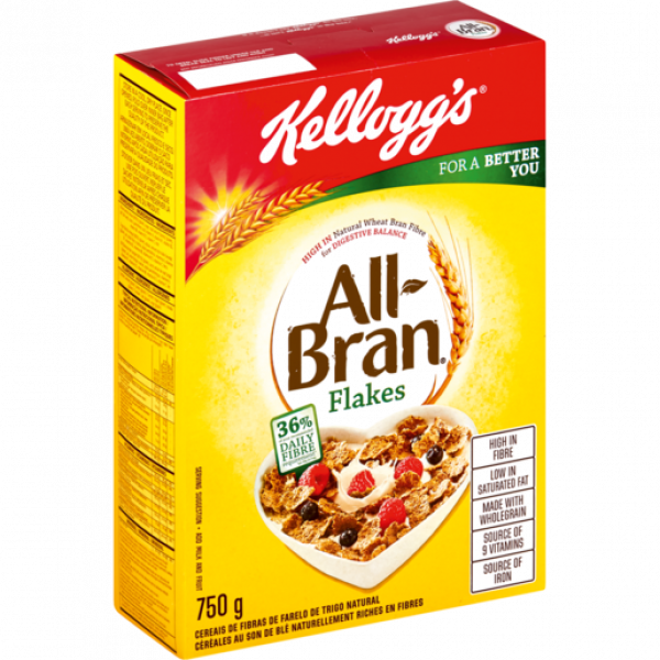 Kelloggs All Bran Flakes Family Pack 750G