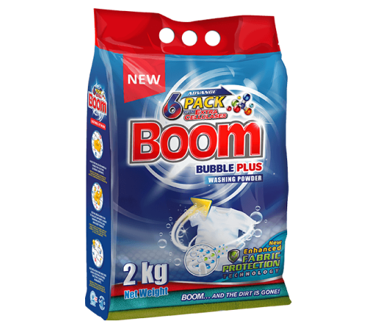 Boom Bubble Plus Washing Powder 2Kg