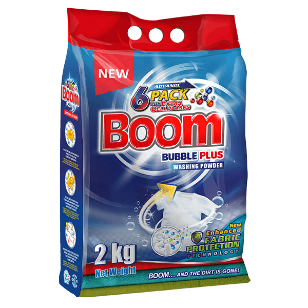 Boom Bubble Plus Washing Powder 2Kg