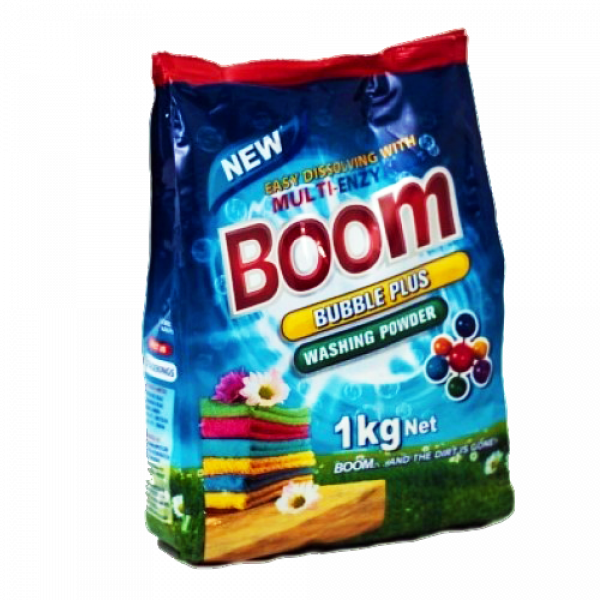 Boom Bubble Plus Washing Powder Morning Fresh 1Kg