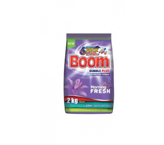 Boom Bubble Plus Washing Powder Morning Fresh 2Kg