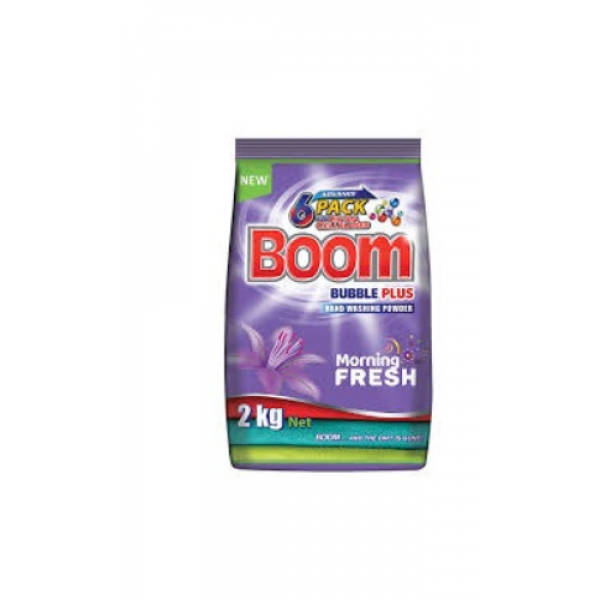 Boom Bubble Plus Washing Powder Morning Fresh 2Kg