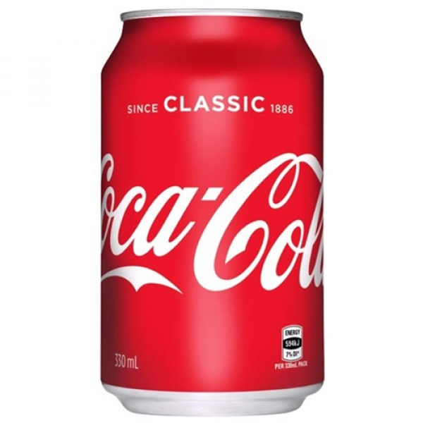 Coke Can 330ML - 12 Units